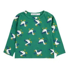Лонгслив с принтом утки