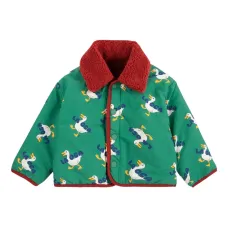 Флисовая куртка с принтом уток