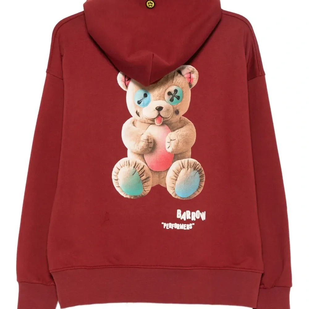 Толстовка с капюшоном и принтом