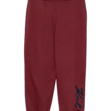 Брюки с тиснённым логотипом