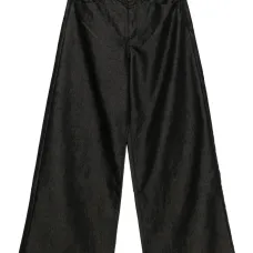 Джинсы с широкими штанинами