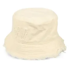 Панама с вышивкой и бахромой