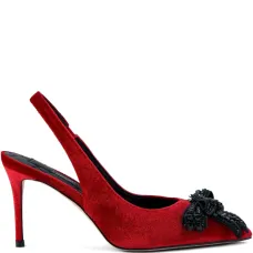 Туфли с ремешком на пятке и кристаллами Туфли с ремешком на пятке и кристаллами