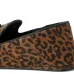 Балетки с леопардовым принтом и кристаллами
