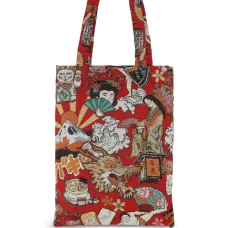 Жаккардовая сумка-тоут