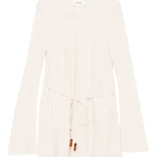 Топ с рукавами колокол и завязками