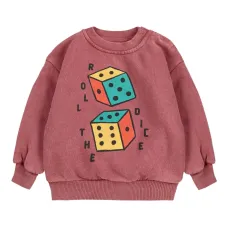Свитшот с принтом игральных костей