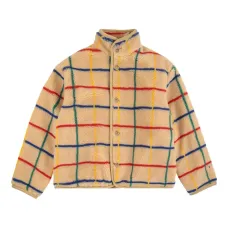 Флисовая куртка в клетку