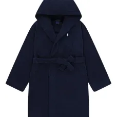 Халат с капюшоном и поясом