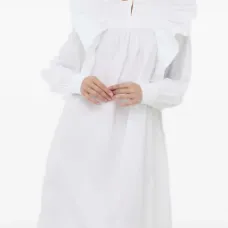 Платье с оборками