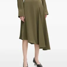Юбка миди асимметричного кроя