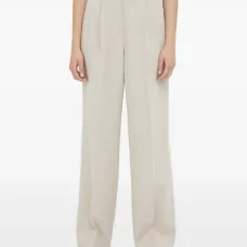 Широкие брюки со складками