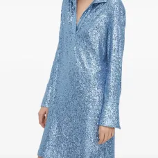 Платье мини с пайетками Платье мини с пайетками