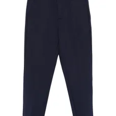 Брюки с вышитым логотипом