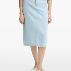 Юбка миди со вставками