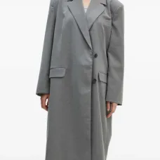 Однобортное пальто