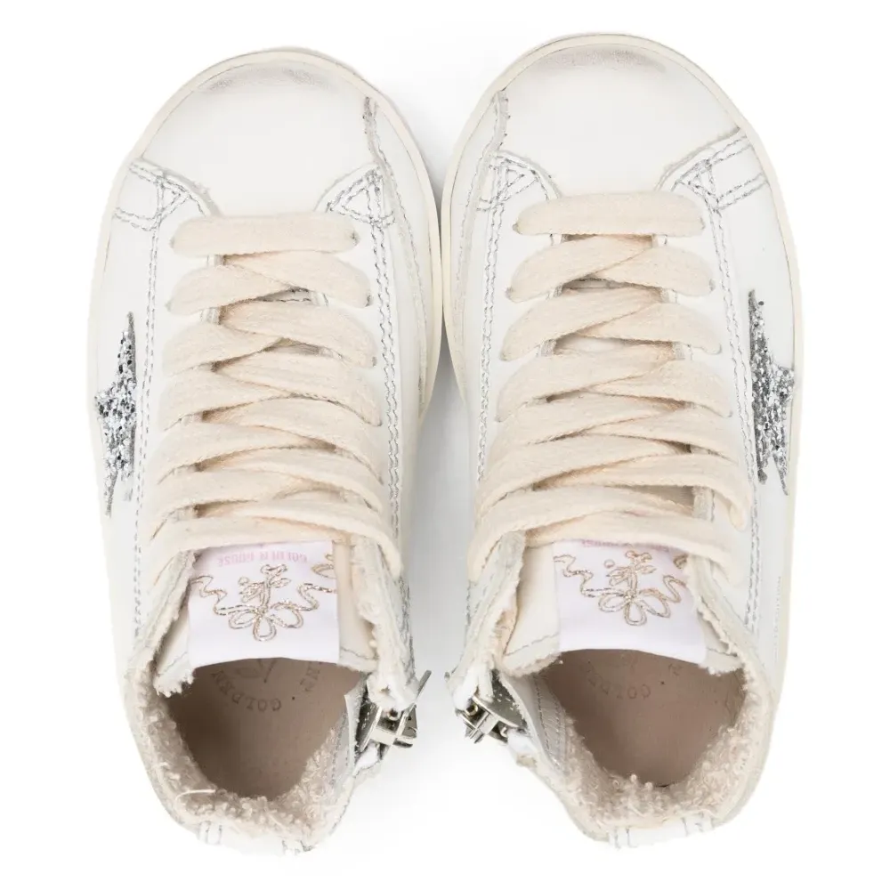 Высокие кеды с блестками Высокие кеды с блестками