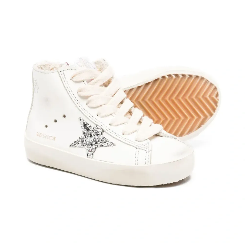 Высокие кеды с блестками Высокие кеды с блестками