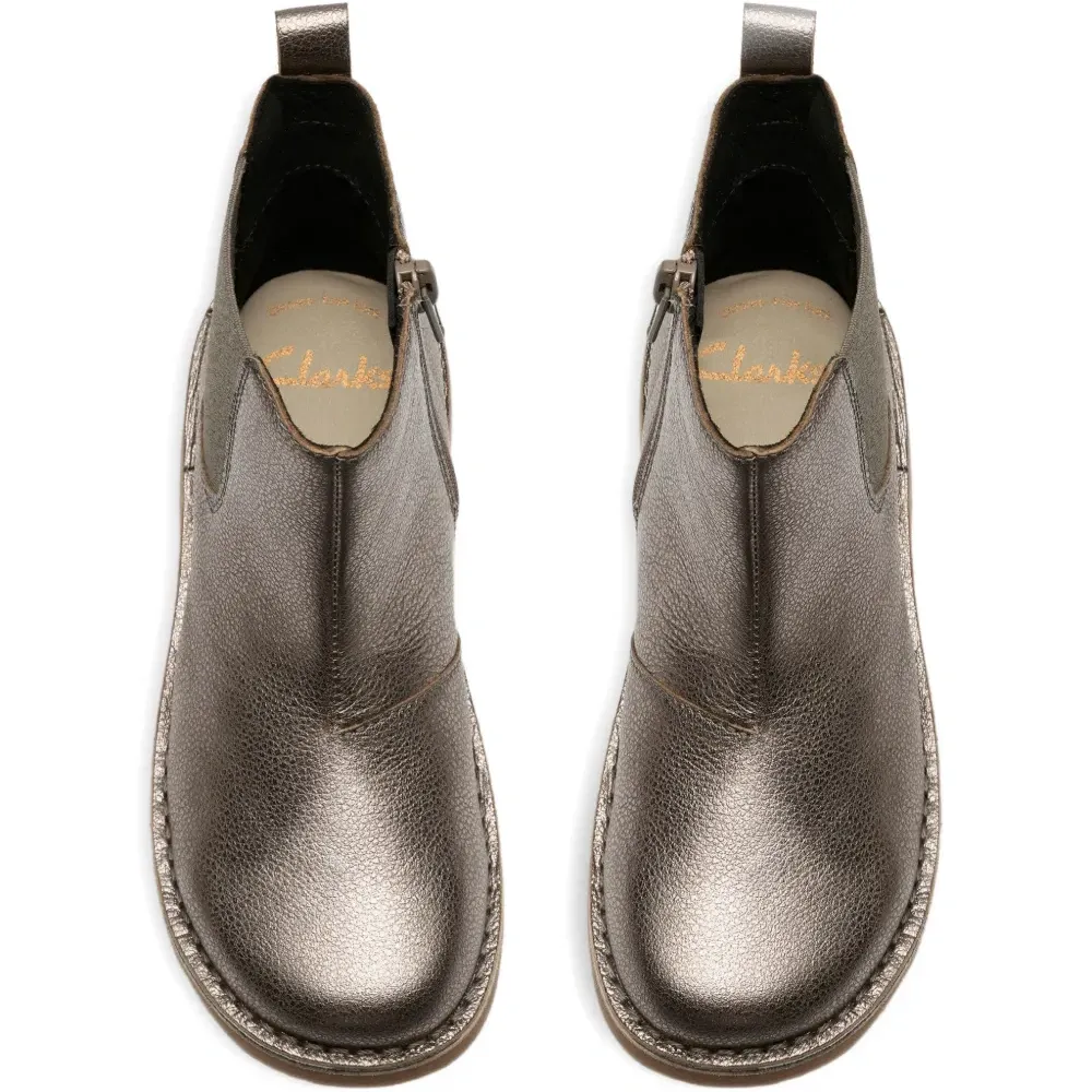 Ботинки на молнии с эластичными вставками на щиколотке Ботинки на молнии с эластичными вставками на щиколотке