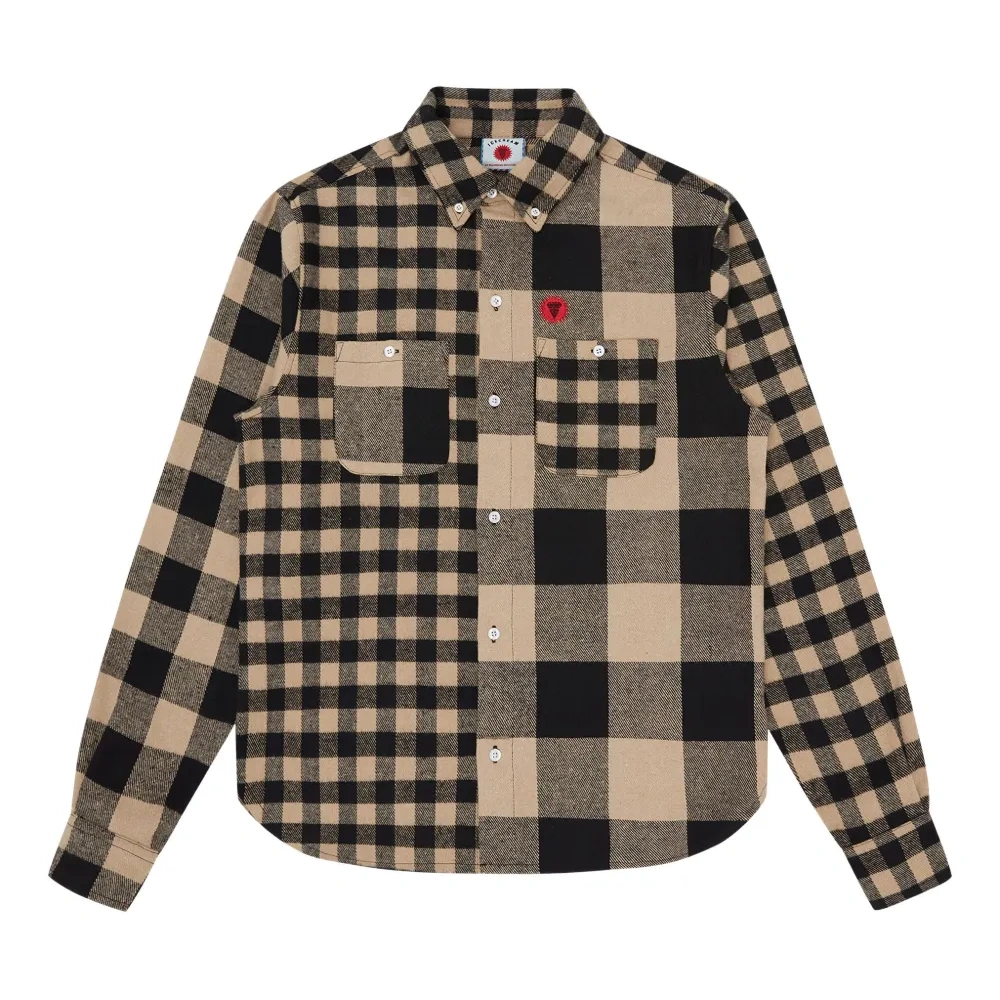 Клетчатая рубашка с карманами