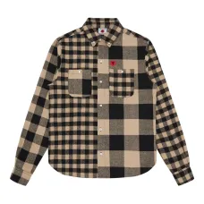 Клетчатая рубашка с карманами