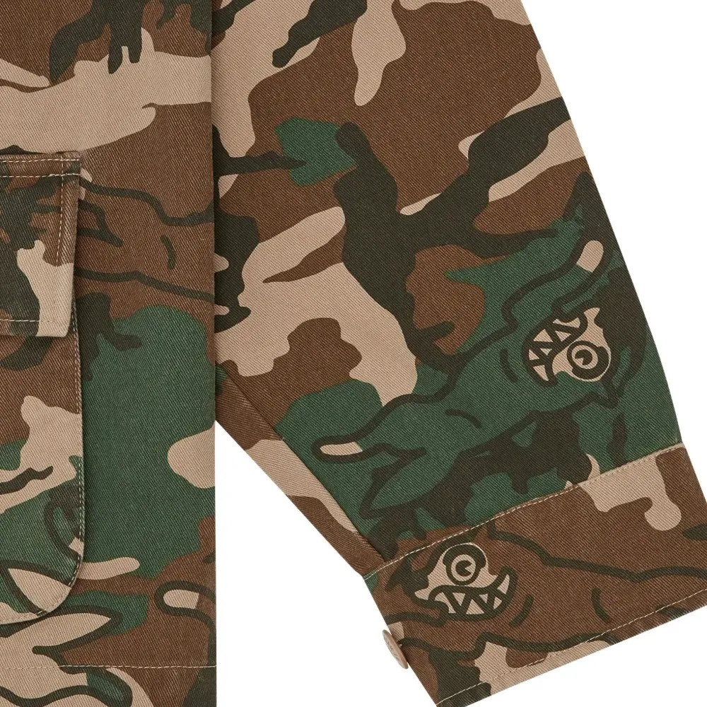 Куртка с камуфляжным узором