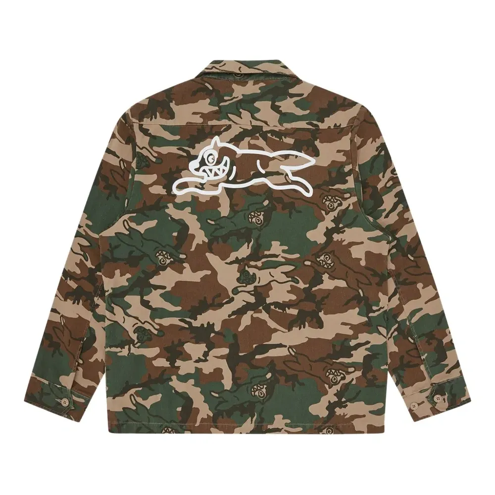 Куртка с камуфляжным узором