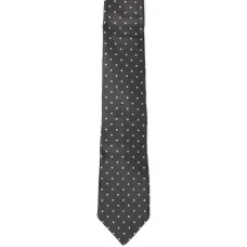 Шелковый галстук в горох