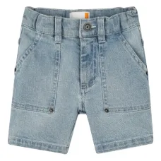 Джинсовые шорты с накладным карманом Джинсовые шорты с накладным карманом