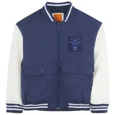 Бомбер с рукавами-бейсболка