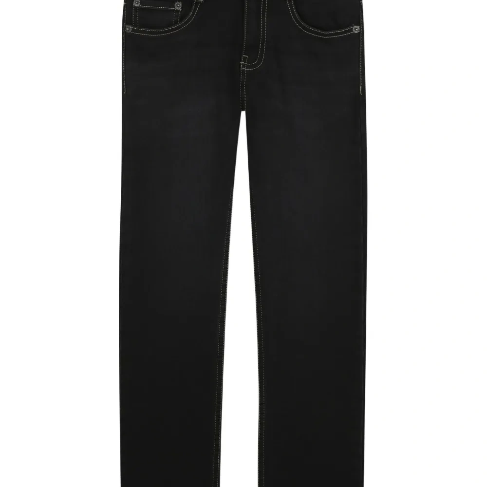 Джинсы с контрастной строчкой