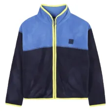 Флисовый кардиган в двух тонах