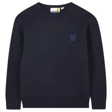 Свитер с круглым вырезом и логотипом