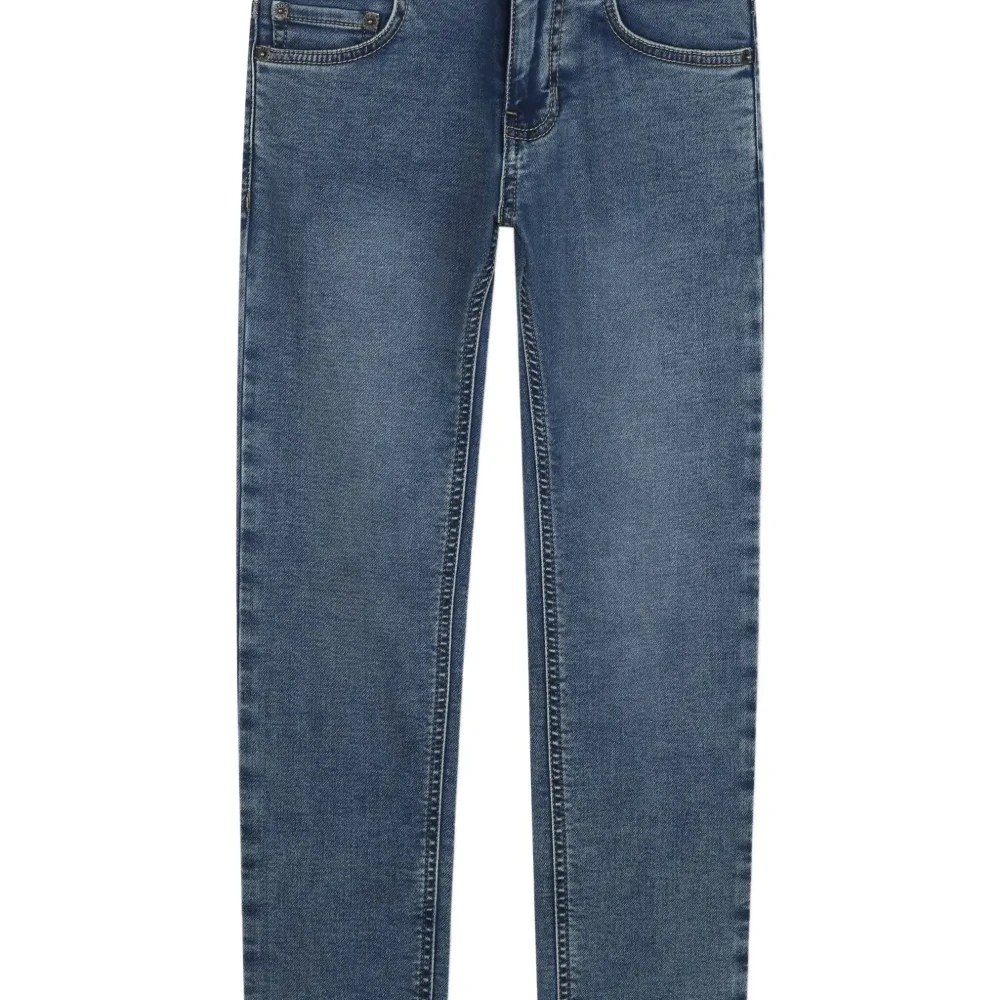 Джинсы с нашивкой-логотипом