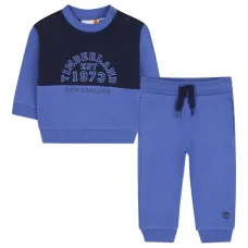 Спортивный костюм в стиле колор-блок с логотипом Спортивный костюм в стиле колор-блок с логотипом