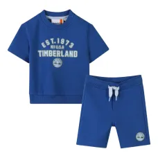 Комплект из футболки и шортов с вышитым логотипом Комплект из футболки и шортов с вышитым логотипом