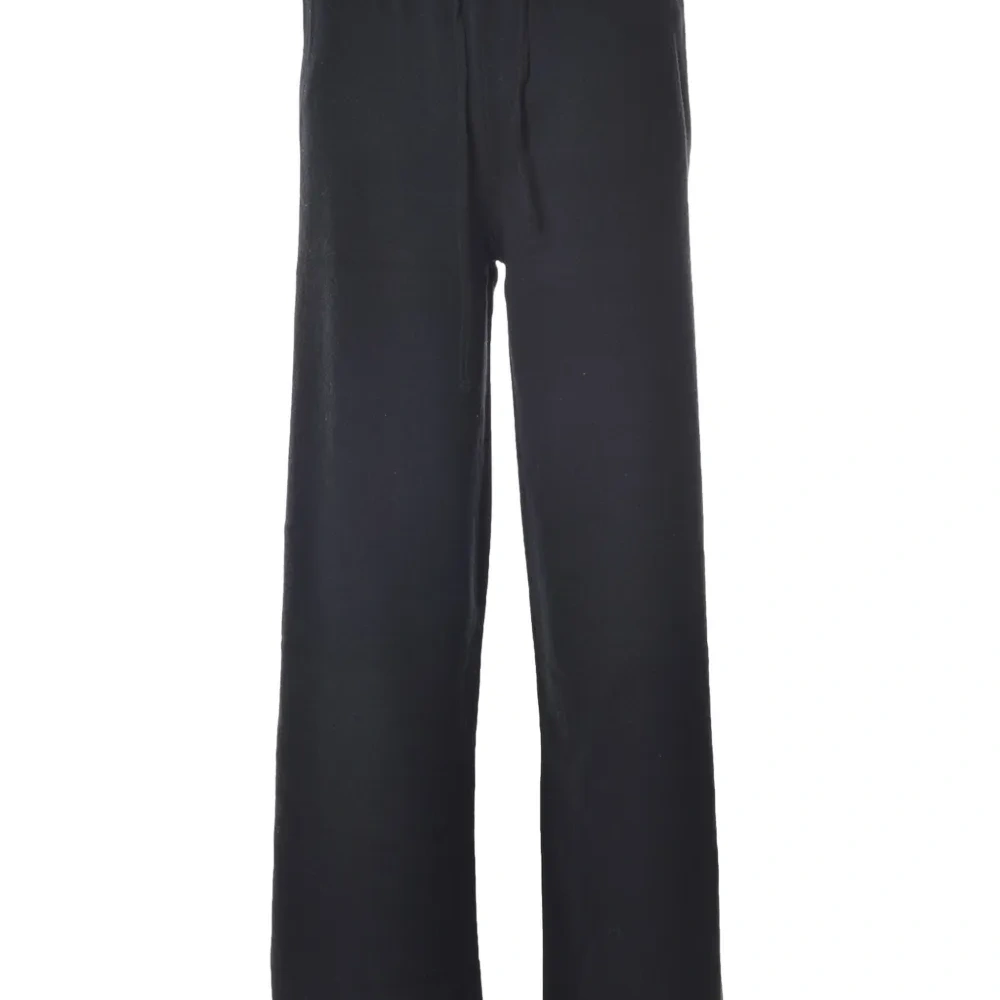 Брюки с отделкой в рубчик