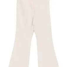 Расклешенные брюки с эластичным поясом