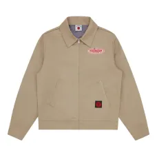 Куртка на молнии с нашивкой-логотипом