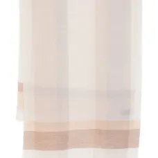 Полосатый шарф с бахромой