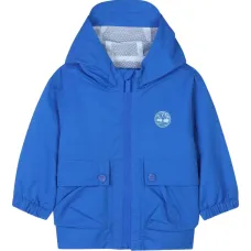 Плащ с капюшоном и логотипом