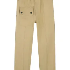 Брюки с накладными карманами