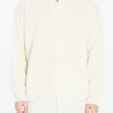 Свитер с воротником поло