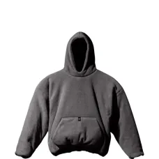 Дутое худи из флиса