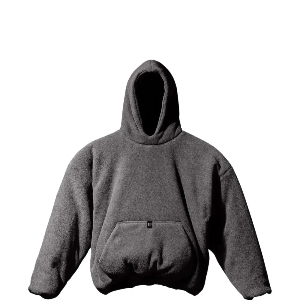 Дутое худи из флиса