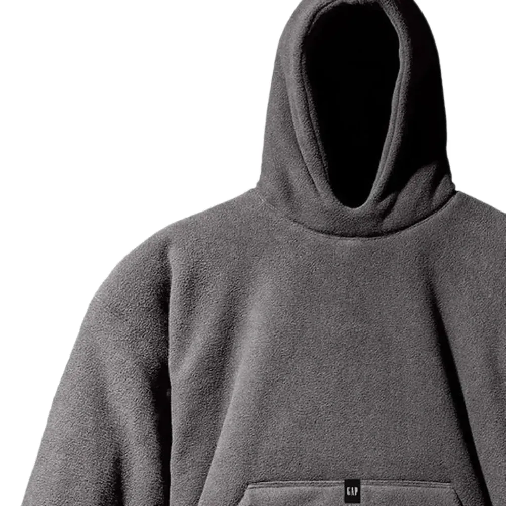 Дутое худи из флиса