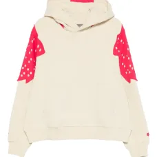 Хлопковое худи с перфорацией