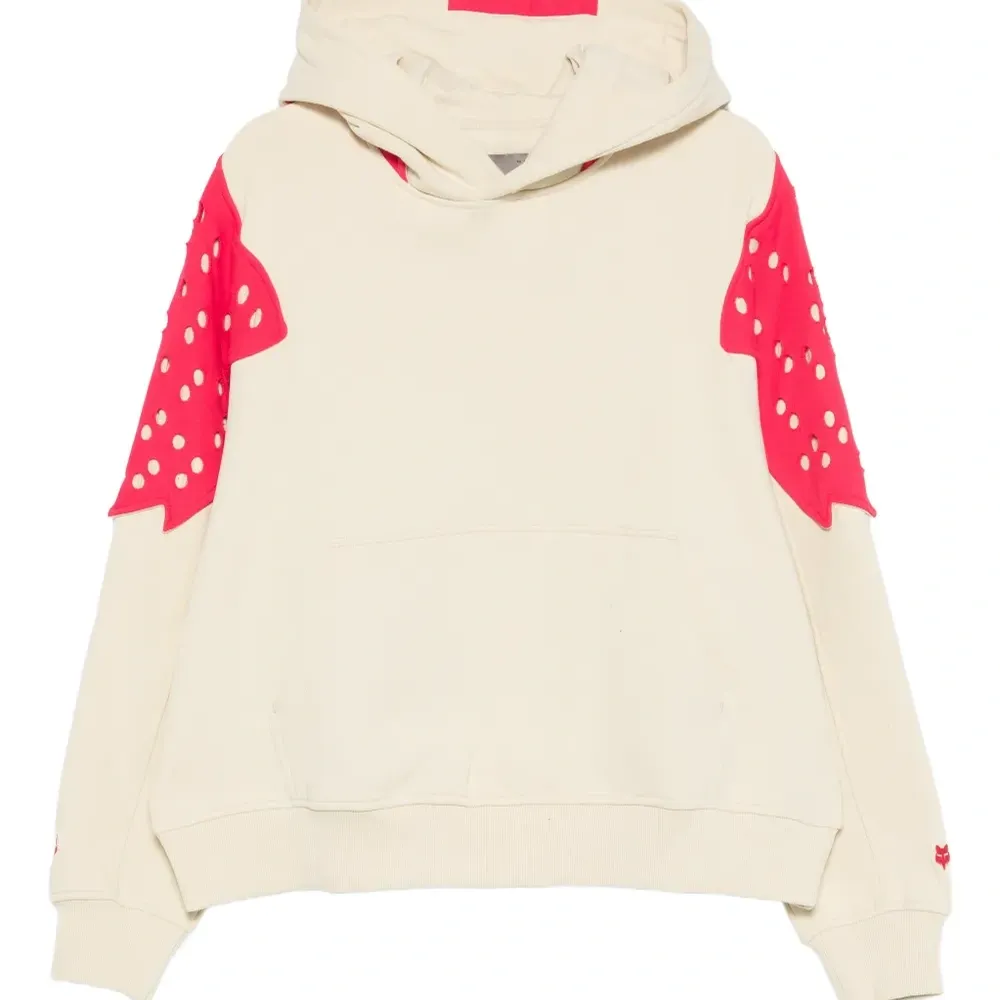 Хлопковое худи с перфорацией