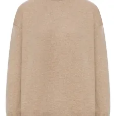 Шерстяной свитер с круглым вырезом