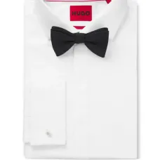 Галстук-бабочка в рубчик